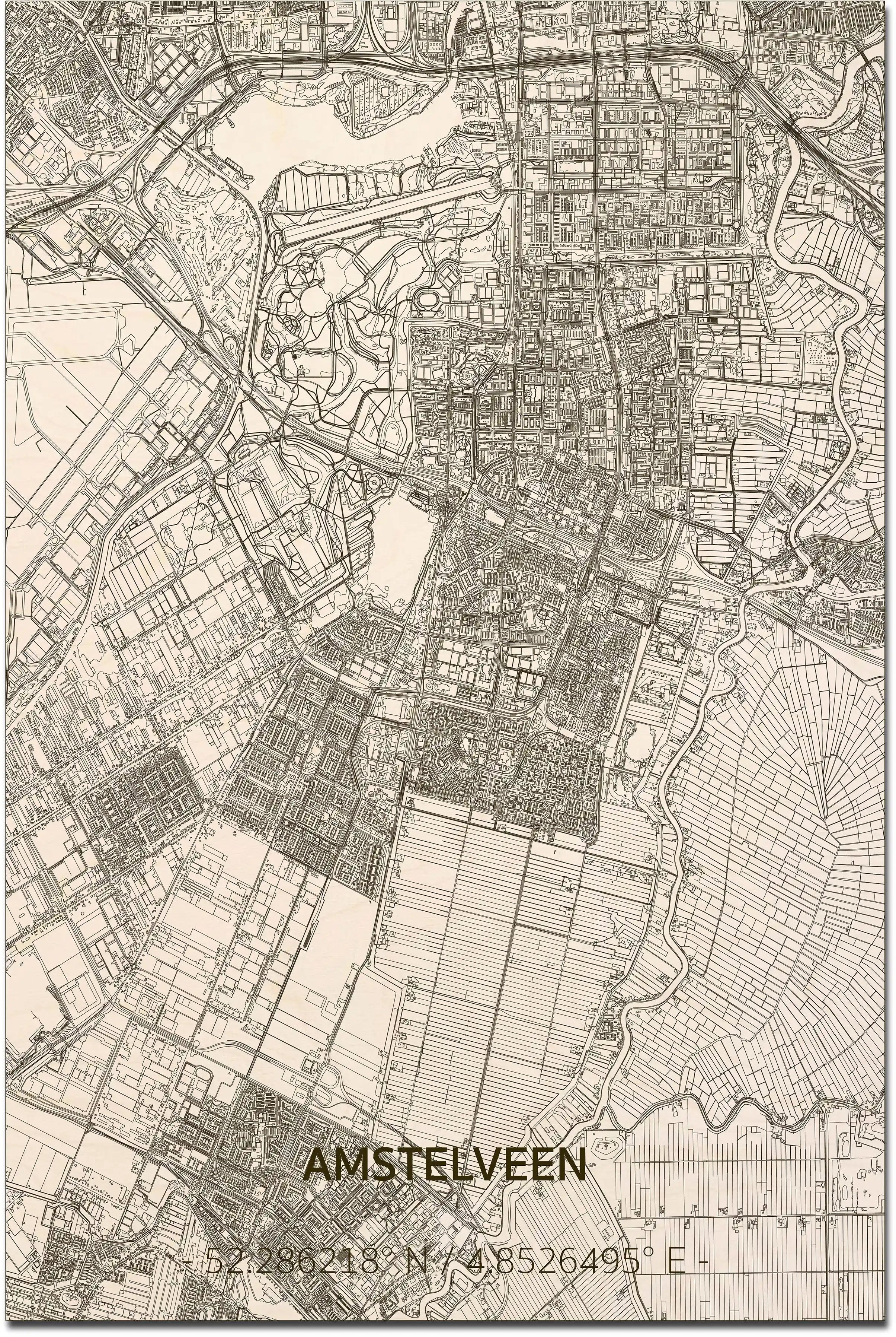 XL stadskaart